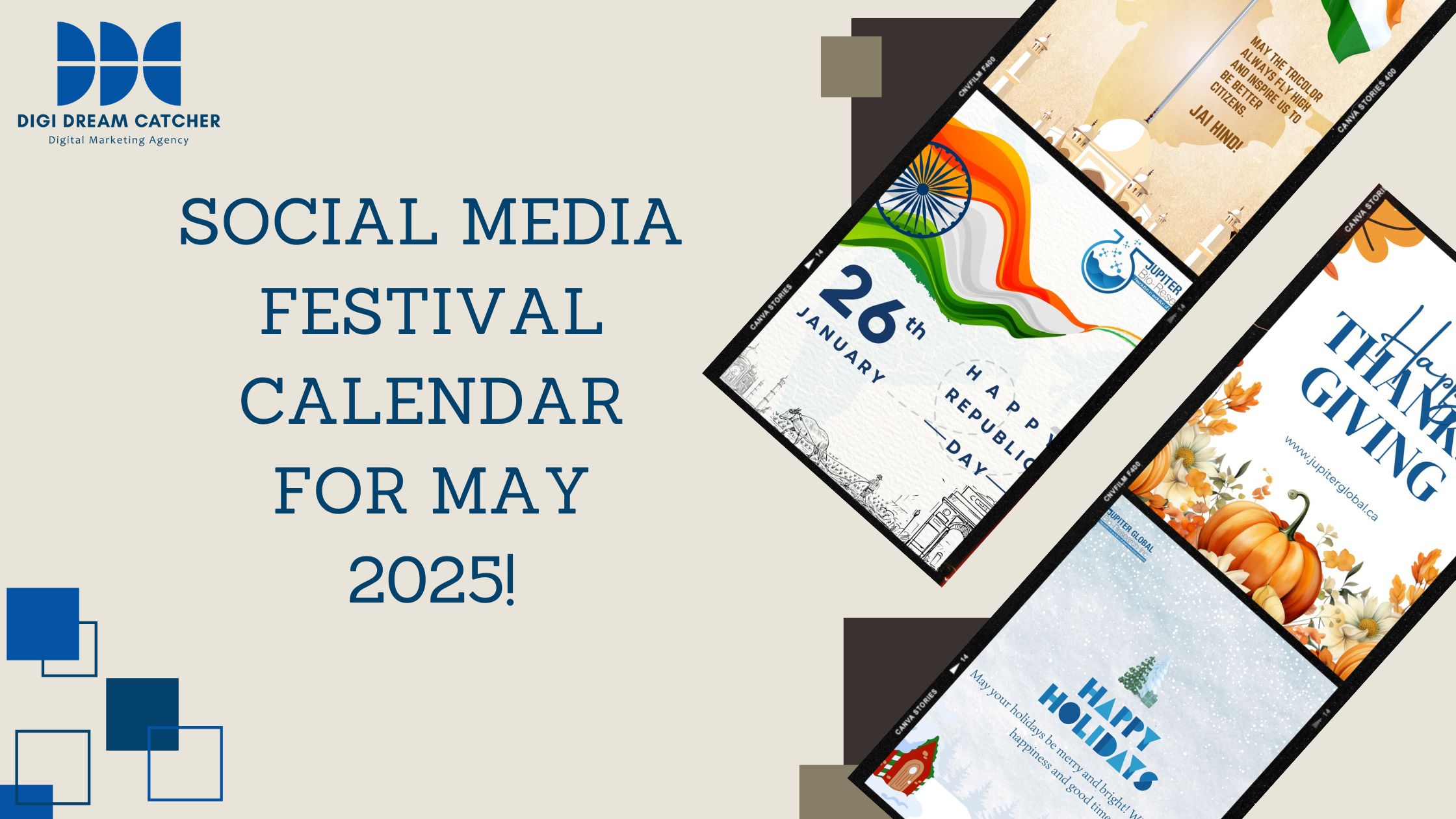 Social Media Festival Calendar for May 2025